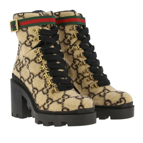 gucci botas mujer|botines gucci mujer.